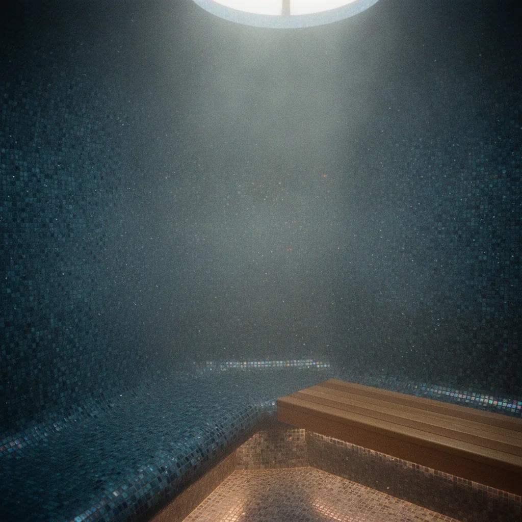 Hammam et cabine de douche vapeur : jusqu'où va un film adhésif